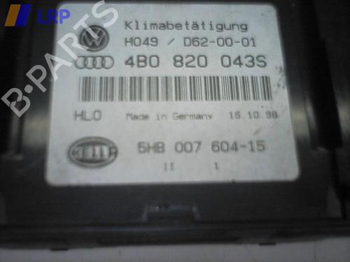 Climate control AUDI A6 C5 (4B2) 2.8 quattro | BP20553639I5 