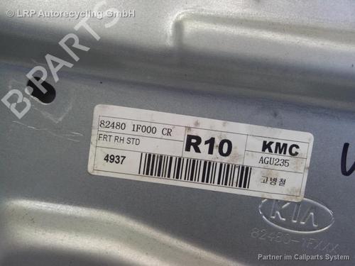 Front right window mechanism KIA SPORTAGE II (JE_, KM_) 2.0 CRDi 4WD | BP20545982C23 
