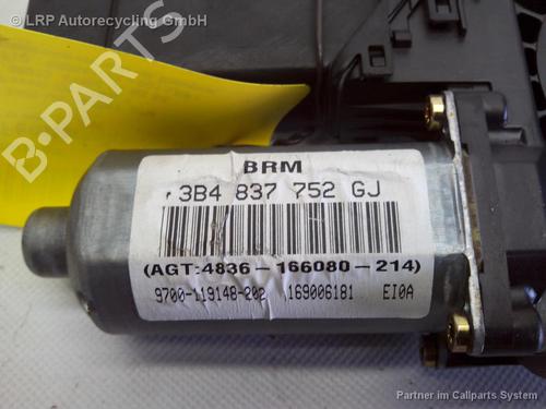 Portierruitmotor rechtsvoor VW PASSAT B5 Variant (3B5) 1.9 TDI (115 hp) 20544727