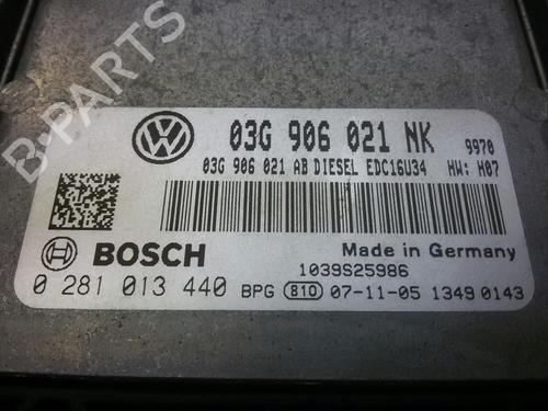 Used Engine control unit (ECU) VW PASSAT B6 Variant (3C5) 2.0 TDI (140 hp) 20574933