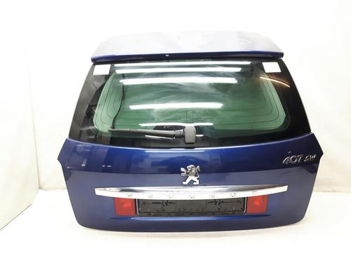 Bac De Coffre Pour Peugeot 407 Berline (2004-2010) - Protection Plastique Flexible, Rebords Hauts, Imperméable