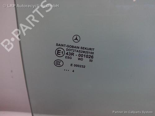 Used Front right door window MERCEDES-BENZ CLK (C209) CLK 320 (209.365) (218 hp) 20579520