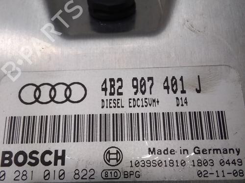 Engine control unit (ECU) AUDI A6 C5 Avant (4B5) 2.5 TDI | BP20526591M57 