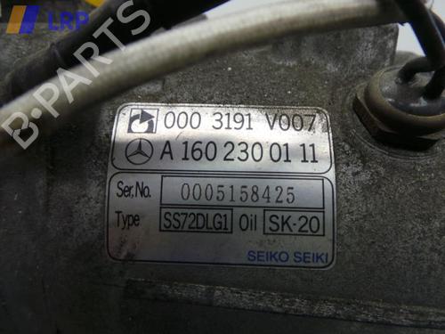 AC compressor SMART CITY-COUPE (450) 0.6 (S1CLA1, 450.341) | BP20555462M34 
