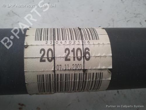 Driveshaft MERCEDES-BENZ S-CLASS (W220, V220) S 500, S 500 L (220.075, 220.175, 220.875) | BP20547447M37 