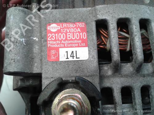 Alternator NISSAN PRIMERA Hatchback (P11) 1.6 16V | BP20560522M7 