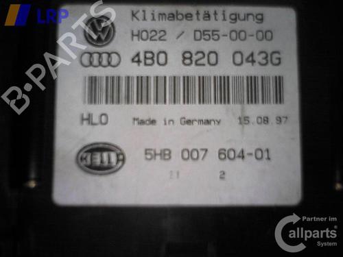 Climate control AUDI A6 C5 Avant (4B5) 2.8 | BP20553609I5 