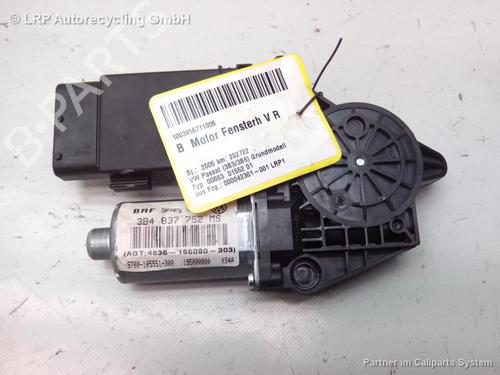 Right front window motor VW PASSAT B5.5 Variant (3B6) 1.9 TDI | BP20544644E20 