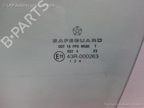 Used Front left door window CHRYSLER SEBRING (JR) 2.7 V6 24V (203 hp) 20579737