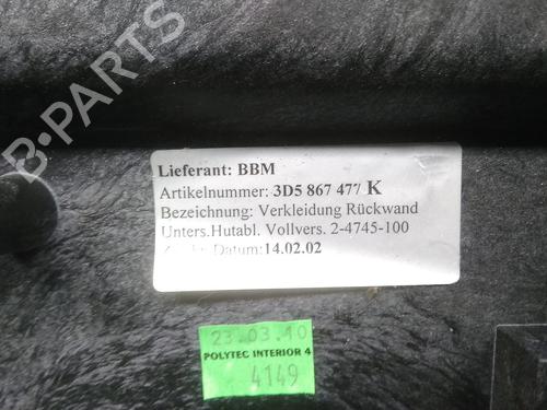 Bagagerumsbeklædning VW PHAETON (3D1, 3D2, 3D3, 3D4, 3D6, 3D7, 3D8, 3D9) 3.0 V6 TDI 4motion | BP20522966I3 