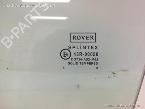 Front left door window ROVER 75 (RJ) 2.0 CDT | BP20579661C18 