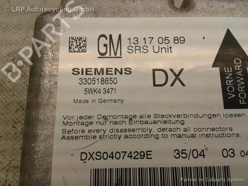 Airbag module OPEL SIGNUM Hatchback (Z03) 1.9 CDTI (F48) | BP20574290M53 