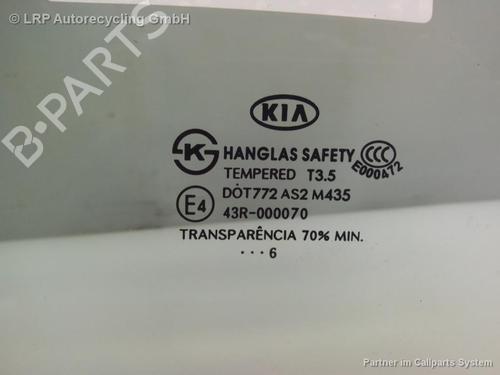 Rear left quarter glass KIA CARENS III MPV (UN) 2.0 CRDi 140 | BP20542080C93 