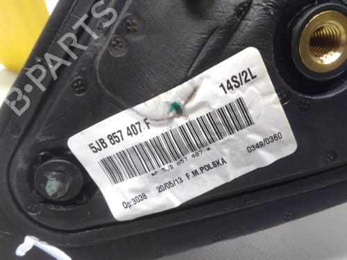 Left mirror SKODA RAPID (NH3, NK3, NK6) 1.2 TSI | BP20591617C26 