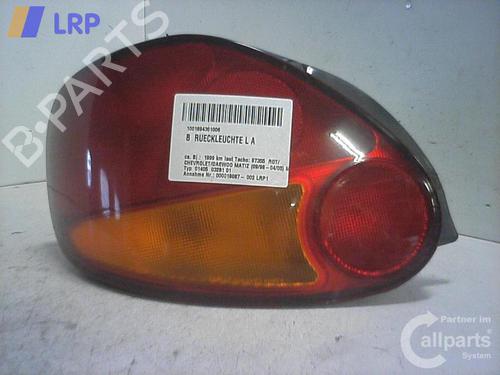 Used Left taillight DAEWOO MATIZ (M100, M150) 0.8 (52 hp) 20566455