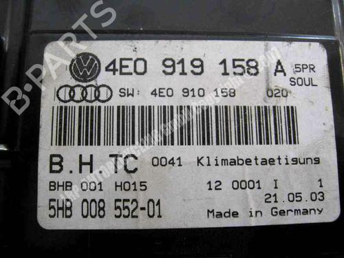 Commande Chauffage AUDI A8 D3 (4E2, 4E8) 4.2 quattro (335 hp) 20555321