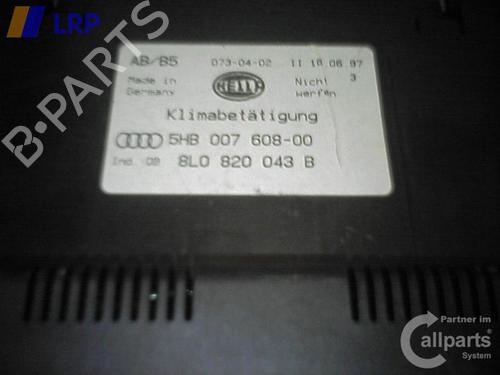 AC Styreenhet / Manøvreringsenhet AUDI A3 (8L1) 1.6 (101 hp) 20555209