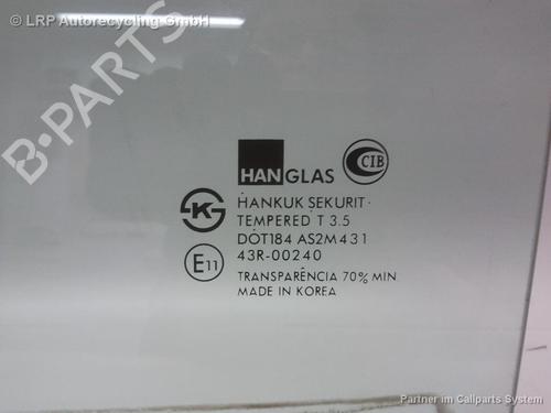 Rear left door window HYUNDAI TRAJET (FO) 2.0 CRDi | BP20578703C20 