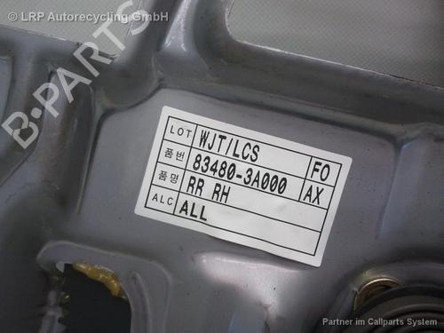 Rear right window mechanism HYUNDAI TRAJET (FO) 2.0 CRDi | BP20543833C25 