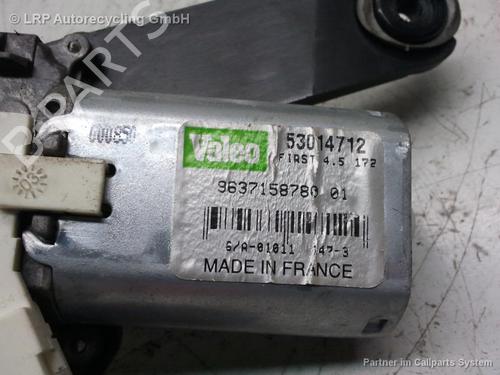 Used Rear wiper motor CITROËN C3 I (FC_, FN_) 1.4 16V HDi (90 hp) 20551815