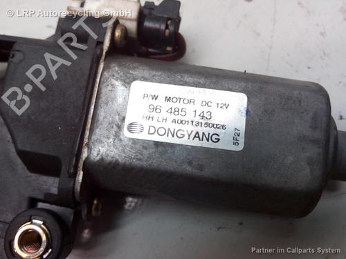 Used Rear left window mechanism CHEVROLET MATIZ (M200, M250) 1.0 (67 hp) 20562253