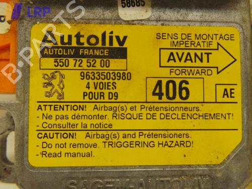 Used ECU airbags PEUGEOT 406 (8B) 2.0 16V (135 hp) 20574301
