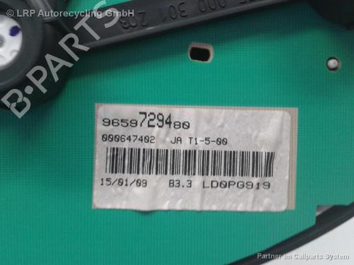 Instrument cluster PEUGEOT 206 Hatchback (2A/C) 1.4 i | BP20556617C47 