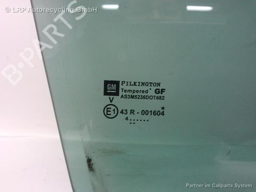 Rear right door window OPEL ASTRA H Estate (A04) 1.7 CDTI (L35) | BP20579310C21 