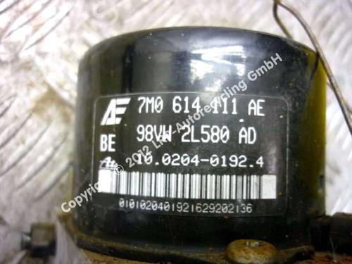 Used ABS pump SEAT ALHAMBRA (7V8, 7V9) 1.9 TDI (110 hp) 20554468
