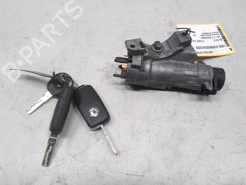 Used Ignition barrel SKODA FABIA II (542) 1.2 TSI (86 hp) 20595493