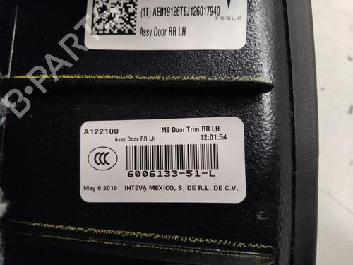 Rear left panel TESLA MODEL S (5YJS) P100D AWD | BP33055249C60 - Image 2