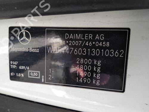 Cargo separator MERCEDES-BENZ VITO Mixto (Double Cabin) (W447) 111 CDI (447.701, 447.703, 447.705) | BP33629787I36 - Image 14