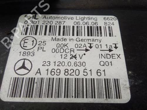 Left headlight MERCEDES-BENZ B-CLASS Sports Tourer (W245) B 200 CDI (245.208) | BP20594612C28 