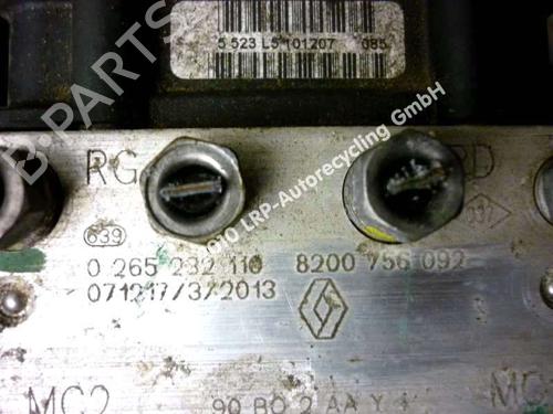 ABS pump DACIA LOGAN (LS_) 1.6 16V (LS09, LS0L, LS0M, LS0P, LS0V, LS18, LS1S, LS1V,... | BP20554236M43 