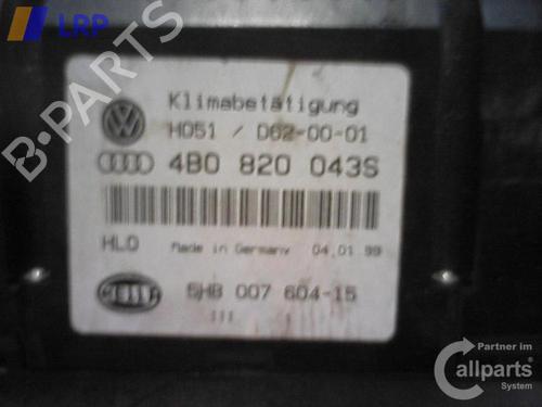 Climate control AUDI A6 C5 (4B2) 4.2 quattro | BP20553825I5 