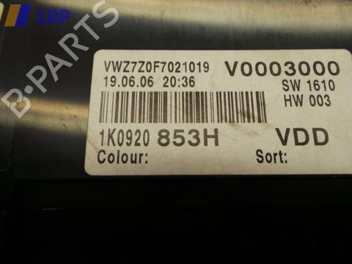 Used Instrument cluster VW GOLF V (1K1) 2.0 SDI (75 hp) 20556114