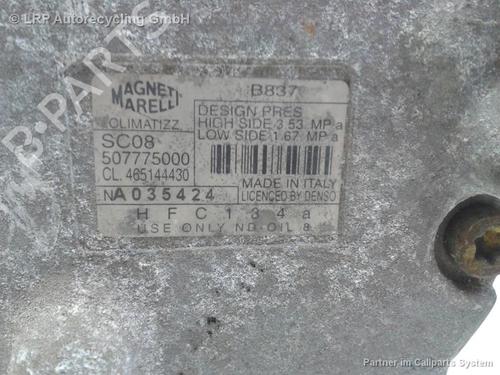 AC compressor FIAT PALIO Weekend (178_, 173_, 373_, 374_, 171_) 1.2 | BP20557362M34 