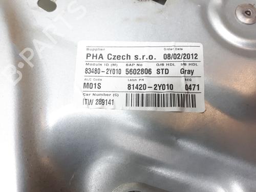 Rear right window mechanism HYUNDAI ix35 (LM, EL, ELH) 1.7 CRDi | BP20518482C25 