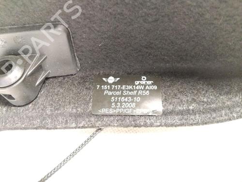Rear parcel shelf MINI MINI (R56) One | BP33470875C85 - Image 2