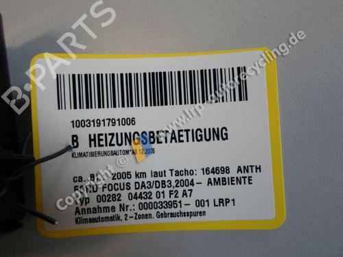 Climate control FORD FOCUS II Turnier (DA_, FFS, DS) 1.6 | BP20552860I5