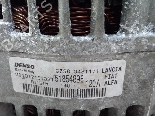 Alternator ALFA ROMEO GIULIETTA (940_) 1.8 TBi (940FXC1A) | BP20526853M7 
