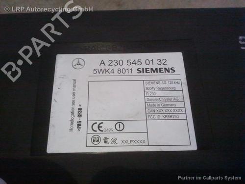 Electronic module MERCEDES-BENZ S-CLASS (W220, V220) S 500, S 500 L (220.075, 220.175, 220.875) | BP20575400M83 