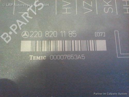 Electronic module MERCEDES-BENZ S-CLASS (W220, V220) S 500, S 500 L (220.075, 220.175, 220.875) | BP20575111M83 