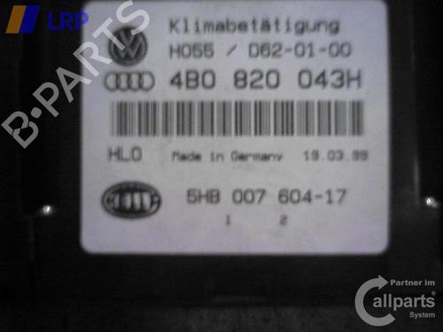 Climate control AUDI A6 C5 Avant (4B5) 2.5 TDI | BP20553765I5 