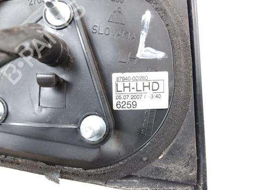 Left mirror TOYOTA YARIS (_P9_) 1.3 VVT-i (SCP90_, SCP90R) | BP28284292C26 