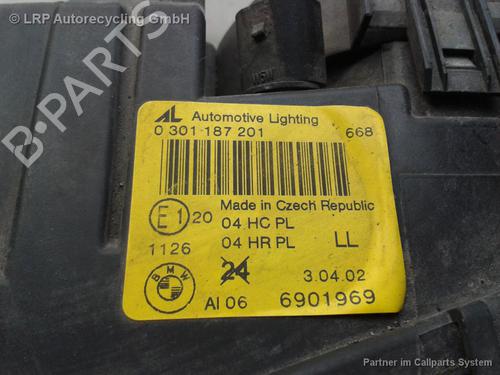 Left headlight BMW 3 Compact (E46) 316 ti | BP20568943C28