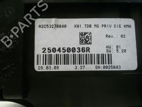 Instrument cluster RENAULT LAGUNA III Grandtour (KT0/1) 2.0 dCi (KT01, KT08, KT09, KT0K, KT12, KT1D, KT1W) | BP20556506C47 