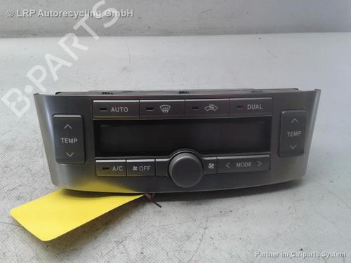 Climate control TOYOTA AVENSIS Estate (_T25_) 2.0 D-4D (CDT250_, CDT250R) | BP20552973I5 