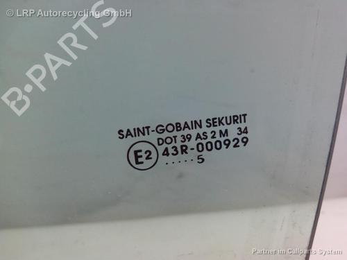 Used Front left door window CITROËN C8 (EA_, EB_) 2.2 HDi (128 hp) 20579549