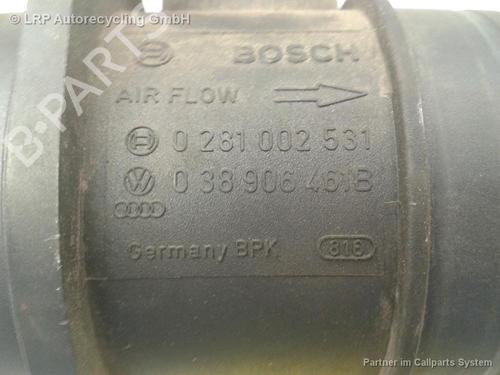 Mass air flow sensor VW TOURAN (1T1, 1T2) 1.9 TDI | BP20561503M95 